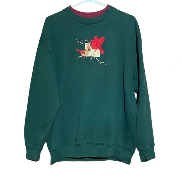 Vintage Cardinal Sweater / Crew‎ Neck size Large - Picture 1 of 5